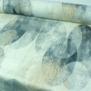 Miniatura de foto de Loneta estampado digital elipses grises. Algodón orgánico
