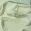 Miniatura de foto de Puntilla de encaje algodón verguilla blanco 30mm