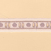 Miniatura de foto de Entredós pasacintas batista blanco y gris 25mm