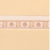 Miniatura de foto de Entredós pasacintas batista blanco y beige 25mm
