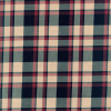 Miniatura de foto de Cuadro escocés rojo, beige y negro