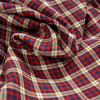 Miniatura de foto de Cuadro escocés rojo, blanco, azul y mostaza