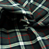 Miniatura de foto de Cuadro escocés gris, negro, blanco, rojo