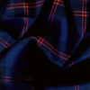 Miniatura de foto de Cuadro escocés azul, rojo, negro
