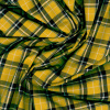 Miniatura de foto de Cuadro escocés amarillo mostaza, negro, blanco, azul