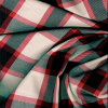 Miniatura de foto de Cuadro escocés negro, rojo, crudo y gris
