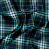 Miniatura de foto de Cuadro escocés verde seco, celeste
