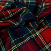 Miniatura de foto de Cuadro escocés rojo, verde, ocre, blanco