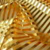 Miniatura de foto de Franjas transparentes y doradas