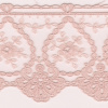 Miniatura de foto de Tul bordado rosa nude ancho