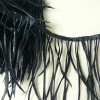 Miniatura de foto de Fleco plumas estrechas negro