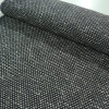 Miniatura de foto de Bucle de lana cuadros gris, azul petroleo, negro
