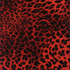 Miniatura de foto de Satén estampado leopardo rojo y negro