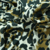 Miniatura de foto de Satén ligero estampado leopardo beige, negro