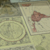 Miniatura de foto de Mantel resinado cartografía antigua beige