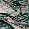Miniatura de foto de Satén estampado animal print cebra tostado