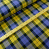 Miniatura de foto de Sarga de invierno cuadro escocés amarillo y morado