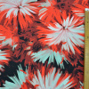 Miniatura de foto de Raso mikado estampado digital flor grande rojo-granate