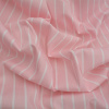 Miniatura de foto de Piqué zaira estampado rosa, listas blancas