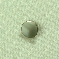 Miniatura de foto de Botón plano metal plata