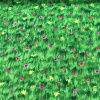 Miniatura de foto de Algodón patchwork estampado digital campo verde