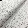 Miniatura de foto de Doble bámbula blanca, estampada puntos negros