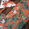 Miniatura de foto de Mantel digital resinado naranja hojas verdes