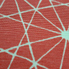 Miniatura de foto de Resinado fondo rosa estampado tela de araña blanco