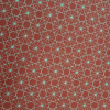 Miniatura de foto de Resinado fondo rosa estampado tela de araña blanco