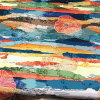 Miniatura de foto de Satén estampado manchas multicolor