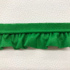 Miniatura de foto de Cinta bies fruncido algodón verde 25mm