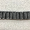 Miniatura de foto de Plisado de terciopelo gris oscuro