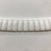 Miniatura de foto de Plisado de terciopelo blanco