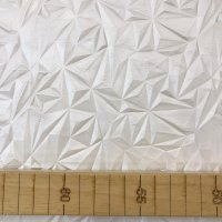 Miniatura de foto de Polipiel textura geométrica blanco nacarado