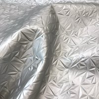 Miniatura de foto de polipiel textura geométrica gris plata