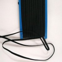 Miniatura de foto de Trencilla elastica negro 4mm