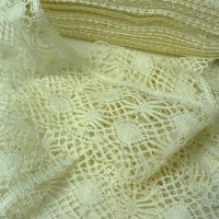 Miniatura de foto de Puntilla algodón beige