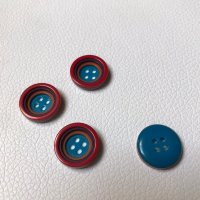 Miniatura de foto de Botón rojoy azul 18mm.