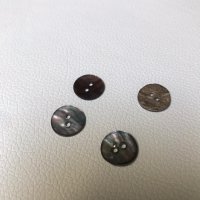 Miniatura de foto de Botón nacarado gris 15mm