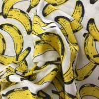 Miniatura de foto de Loneta estampado digital plátanos