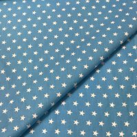 Miniatura de foto de Algodón azul estampado estrellas blancas 9mm