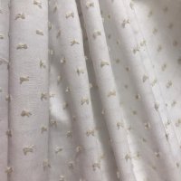 Miniatura de foto de Plumeti muselina blanco y beige