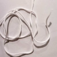 Miniatura de foto de Cordón especial mascarillas 2.5mm blanco