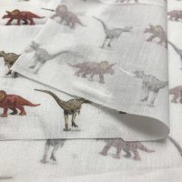 Miniatura de foto de Popelín estampado dinosaurios