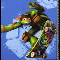 Miniatura de foto de Tejido opaco Tortugas Ninja Skate