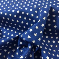 Miniatura de foto de Popelín estampado estrellas 9mm. azulón