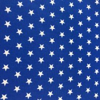Miniatura de foto de Popelín estampado estrellas 9mm. azulón 