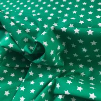 Miniatura de foto de Popelín estampado estrellas 9mm. verde