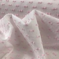 Miniatura de foto de Plumeti de muselina lazos rosa - 150. lazo 7x3mm