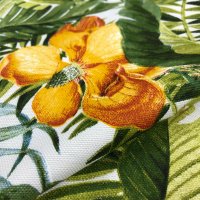 Miniatura de foto de Loneta estampado flores tropicales